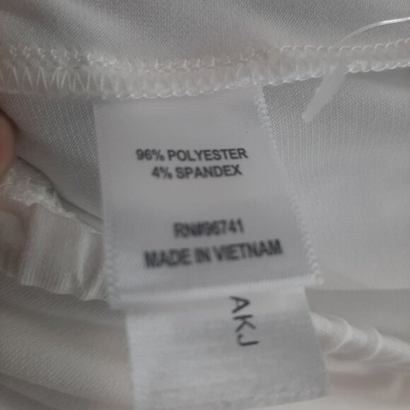 Cloth & Portrait Womens Wide Leg Palazzo Pants white Pink swirl size Small - Picture 4 of 7